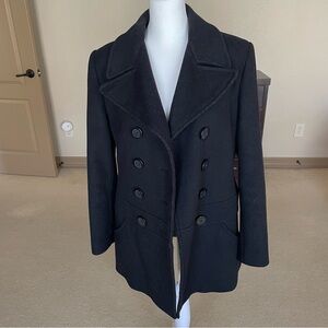 Preston & York Black Pea Coat 6